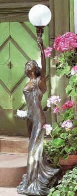 Rottenecker Bronzeskulptur Belle Epoque, links