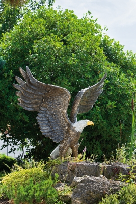 Rottenecker Bronzefigur Weißkopf-Seeadler
