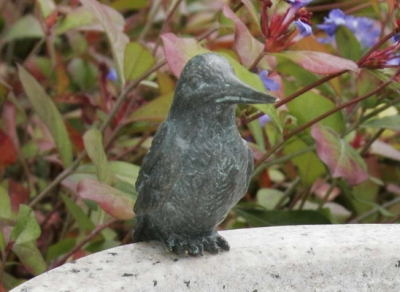 Rottenecker Bronzefigur Eisvogel