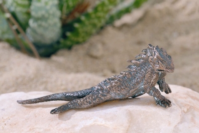 Rottenecker Bronzefigur Gecko klein