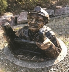 Rottenecker Bronzefigur Kanalarbeiter