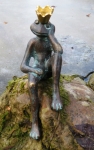 Rottenecker Bronzefigur Froschknig Frieder, klein