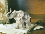 Rottenecker Bronzefigur Elefant