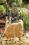 Rottenecker Bronzefigur Michel, wasserspeiend