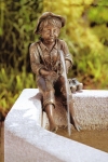 Rottenecker Bronzefigur Aaron, wasserspeiend