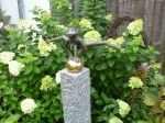 Rottenecker Bronzefigur Froschkönig Dietmar, wasserspeiend