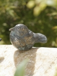 Rottenecker Bronzefigur Vogel sitzend