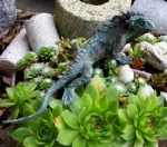 Rottenecker Bronzefigur Gecko