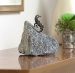 Rottenecker Steinbock mini auf Granit-Sockel