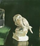 Rottenecker Bronzefigur Eule auf Buch klein