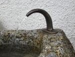Rottenecker Brunnenauslauf, bronze, klein, braun patiniert